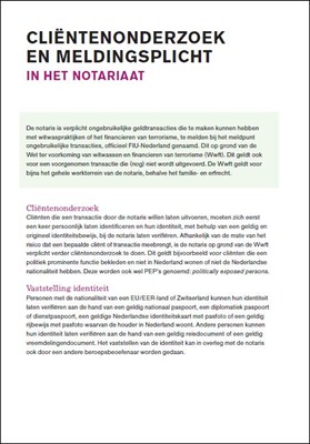 Bekijk de informatiekaart cliëntenonderzoek en mel